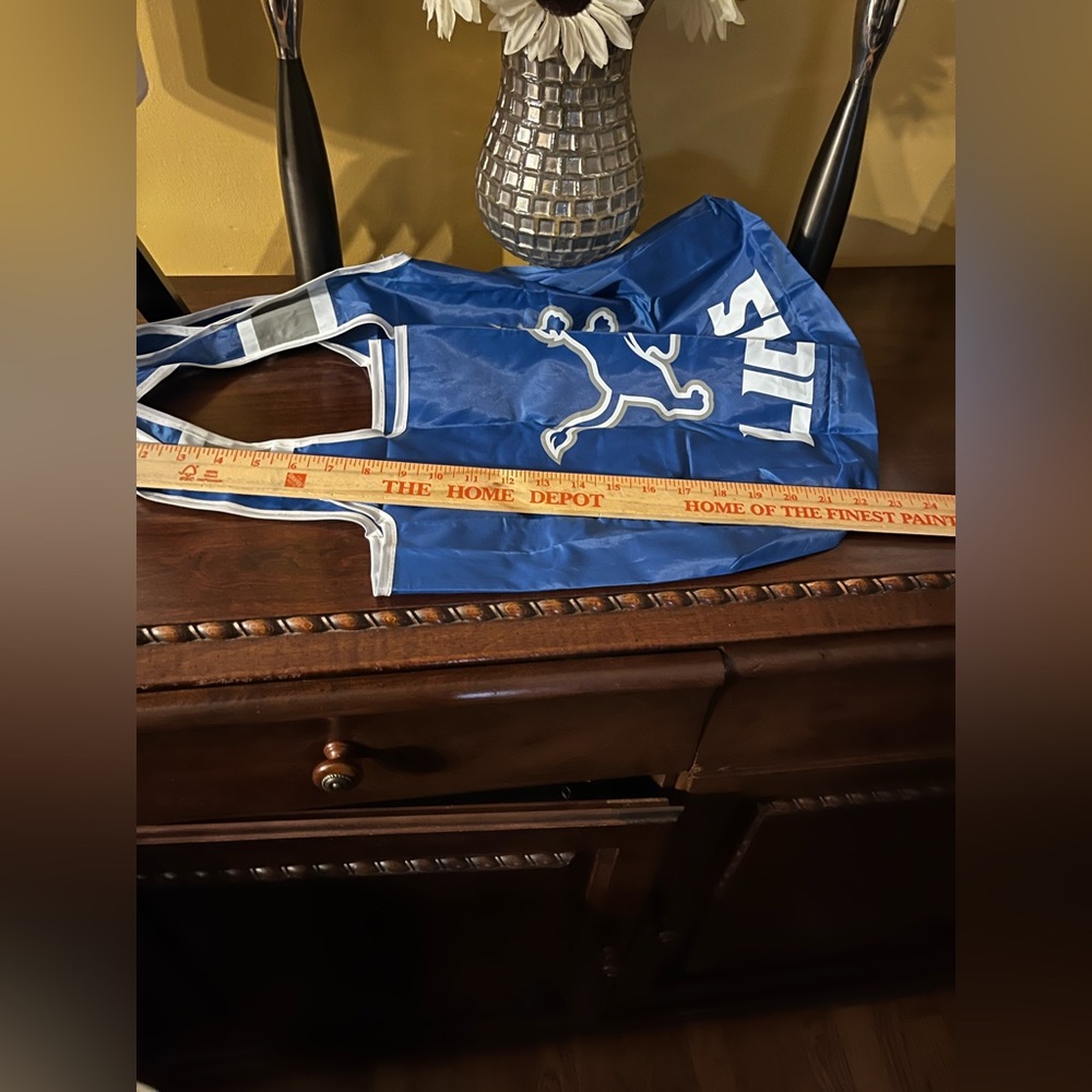 🔥Detroit Lions Blue Nylon Tote Bag
Blue/Silver - Picture 4 of 4